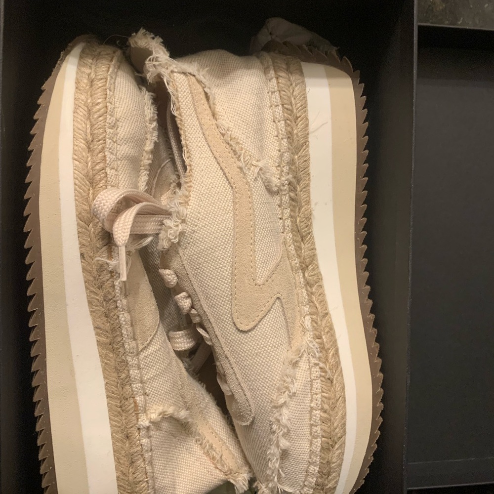 Rag & Bone Beige Canvas Sneakers